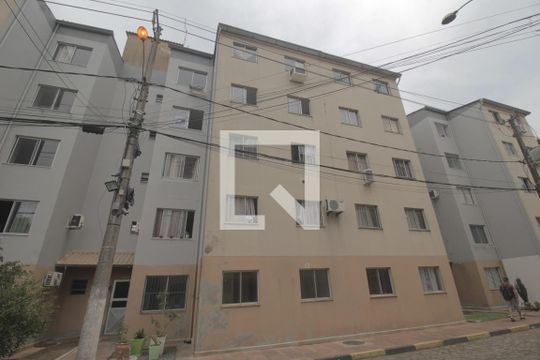 Fachada do bloco de apartamento à venda com 2 quartos, 43m² em Estância Velha, Canoas