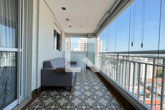 Varanda de apartamento à venda com 2 quartos, 74m² em Vila Monte Alegre, São Paulo