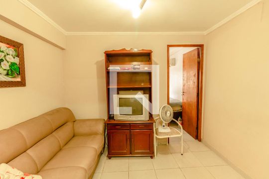 Sala de apartamento para alugar com 1 quarto, 30m² em Aviação, Praia Grande