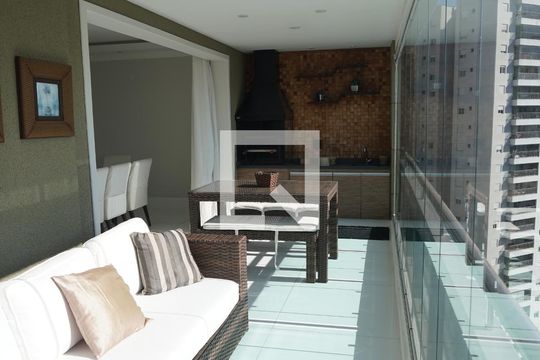 Varanda gourmet de apartamento à venda com 3 quartos, 120m² em Vila Andrade, São Paulo