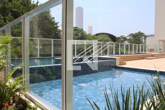 Área comum - Piscina de apartamento à venda com 1 quarto, 41m² em Barra Funda, São Paulo