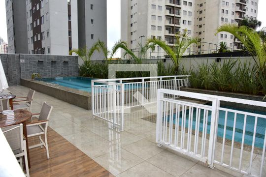 Área comum - Piscina de apartamento à venda com 1 quarto, 34m² em Jardim Taquaral, São Paulo