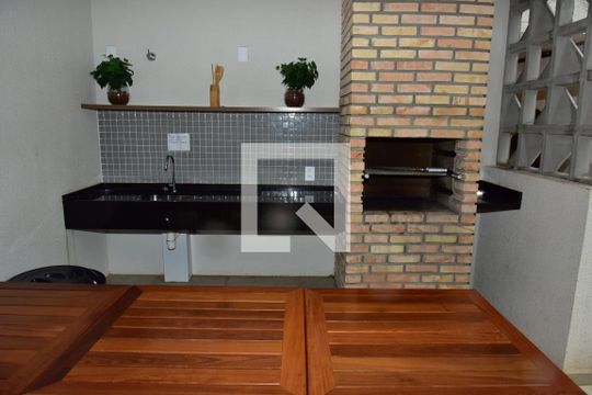 Área comum - Churrasqueira de apartamento à venda com 1 quarto, 34m² em Jardim Taquaral, São Paulo