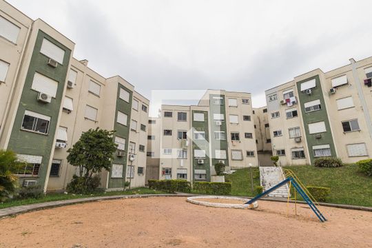 Fachada do bloco de apartamento à venda com 2 quartos, 48m² em Protásio Alves, Porto Alegre