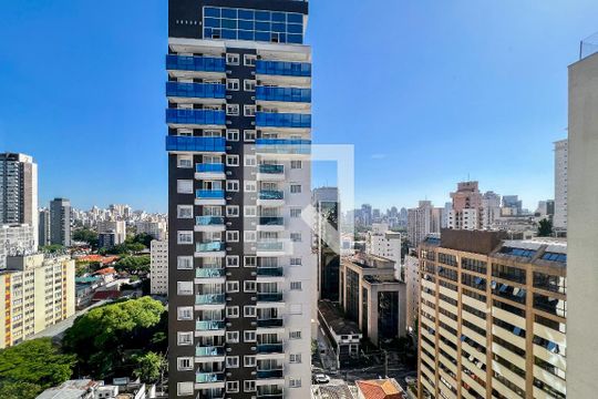 Vista de kitnet/studio para alugar com 1 quarto, 43m² em Vila Olímpia, São Paulo