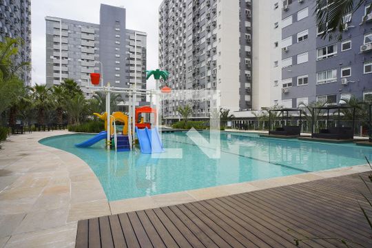 Área comum - Piscina de apartamento à venda com 3 quartos, 81m² em São Sebastião, Porto Alegre