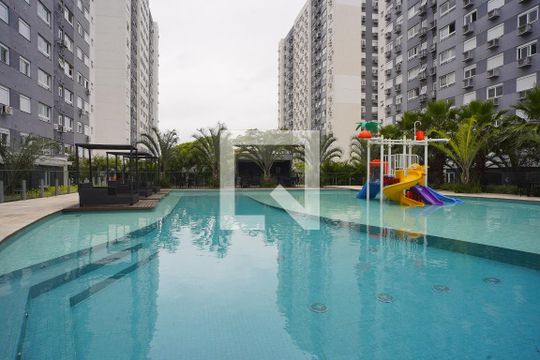 Área comum - Piscina de apartamento à venda com 3 quartos, 81m² em São Sebastião, Porto Alegre
