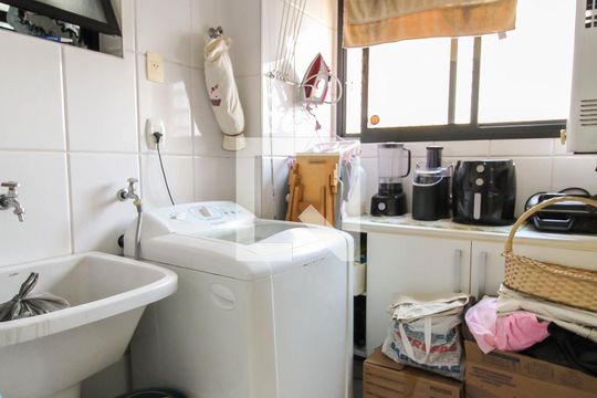 Área de Serviço de apartamento à venda com 3 quartos, 90m² em Vila Regente Feijó, São Paulo