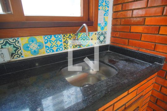Sala  _Cozinha  de apartamento à venda com 1 quarto, 70m² em Jardim Itu, Porto Alegre