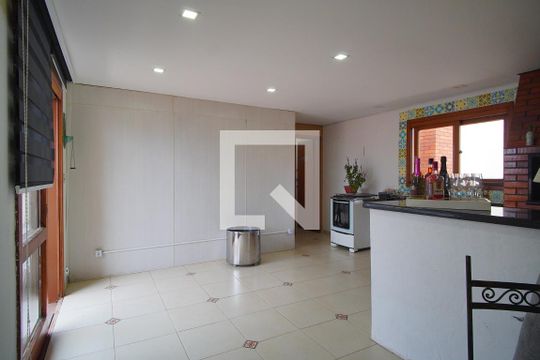 Sala  de apartamento à venda com 1 quarto, 70m² em Jardim Itu, Porto Alegre