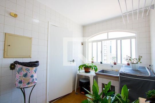Área de serviço de apartamento à venda com 4 quartos, 150m² em Centro, Santo André
