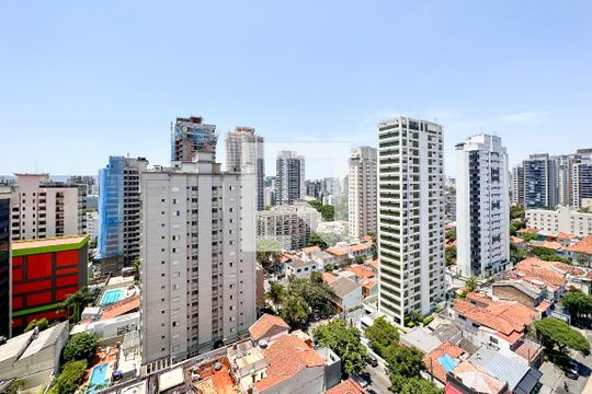 Vista de kitnet/studio para alugar com 1 quarto, 32m² em Pompeia, São Paulo
