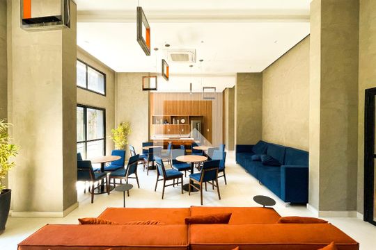 Área comum - Salão de festas de kitnet/studio para alugar com 1 quarto, 24m² em Pinheiros, São Paulo
