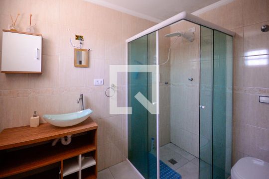 Banheiro da Suite  de casa à venda com 3 quartos, 190m² em Vila Brasilina, São Paulo