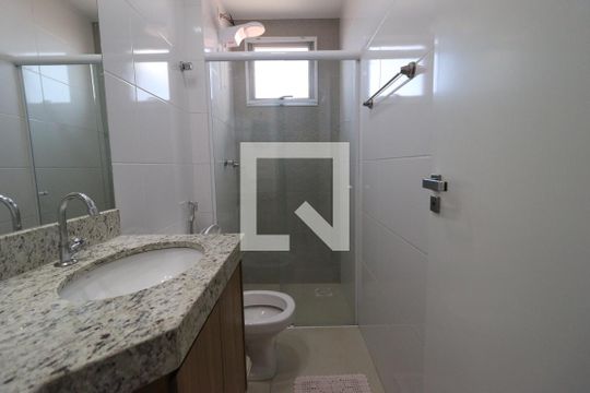 Banheiro Social de apartamento para alugar com 2 quartos, 50m² em Pampulha, Uberlândia