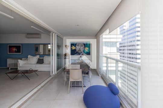 Varanda de apartamento para alugar com 1 quarto, 75m² em Itaim Bibi, São Paulo
