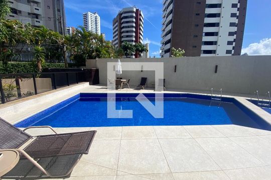 Área comum - Piscina de apartamento para alugar com 3 quartos, 106m² em Horto Florestal, Salvador