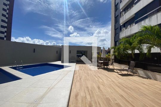 Área comum - Piscina de apartamento para alugar com 3 quartos, 106m² em Horto Florestal, Salvador