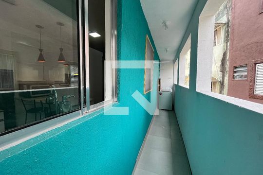 Área de Serviço de kitnet/studio para alugar com 1 quarto, 28m² em Jardim Lisboa, São Paulo