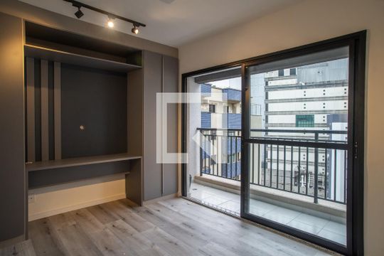 Sala/Quarto de apartamento para alugar com 1 quarto, 26m² em Bela Vista, São Paulo