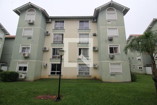 Fachada do bloco de apartamento à venda com 3 quartos, 60m² em Mato Grande, Canoas
