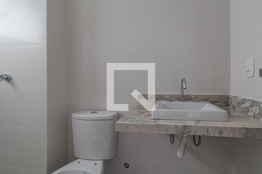 Banheiro da Suíte 1 de apartamento à venda com 3 quartos, 112m² em Auxiliadora, Porto Alegre