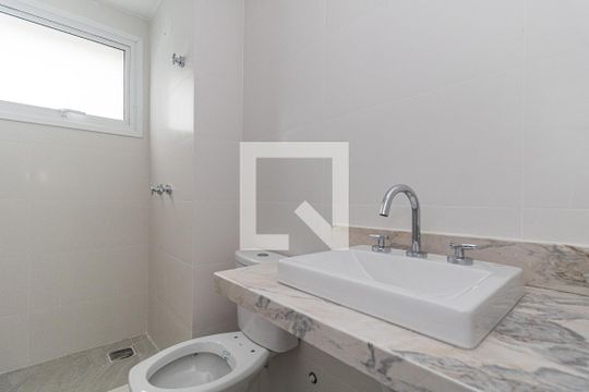 Banheiro da Suíte 1 de apartamento à venda com 3 quartos, 112m² em Auxiliadora, Porto Alegre