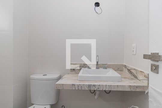 Banheiro da Suíte 1 de apartamento à venda com 3 quartos, 112m² em Auxiliadora, Porto Alegre