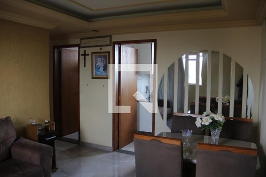 Sala  de apartamento à venda com 3 quartos, 102m² em Eldorado, Contagem