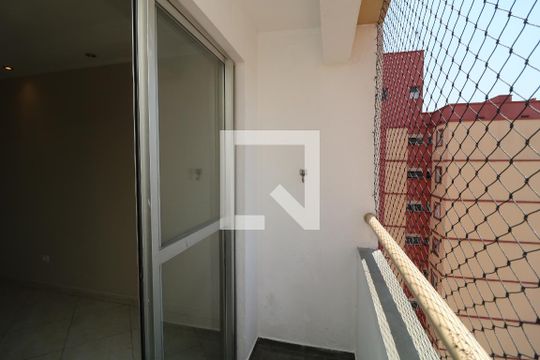 Varanda da Sala de apartamento para alugar com 2 quartos, 55m² em Jardim Colonial, São Paulo