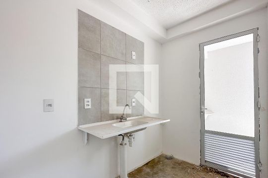 Cozinha de apartamento à venda com 2 quartos, 39m² em Várzea da Barra Funda, São Paulo