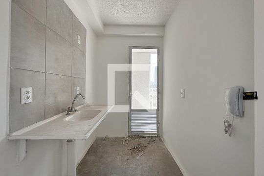 Cozinha de apartamento à venda com 2 quartos, 39m² em Várzea da Barra Funda, São Paulo