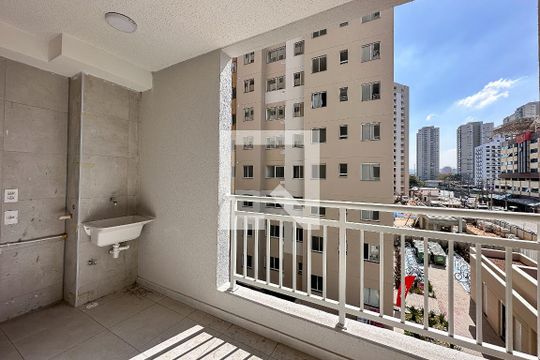 Varanda e Área de Serviço de apartamento à venda com 2 quartos, 39m² em Várzea da Barra Funda, São Paulo