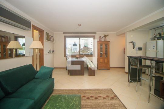 Sala de apartamento para alugar com 1 quarto, 64m² em Bela Vista, Porto Alegre