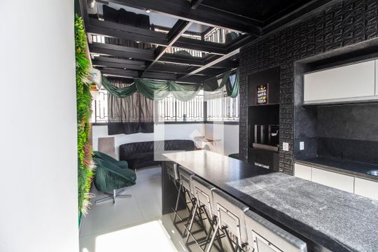 Varanda gourmet de apartamento para alugar com 3 quartos, 200m² em Sítio Tamboré Alphaville, Barueri