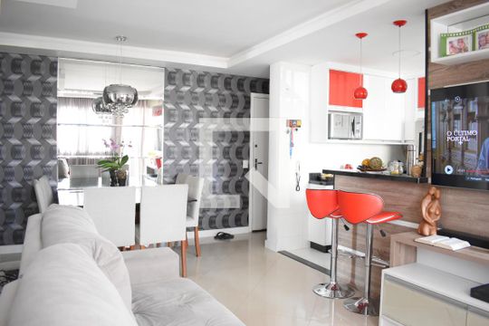Sala de apartamento para alugar com 3 quartos, 89m² em Portão, Curitiba