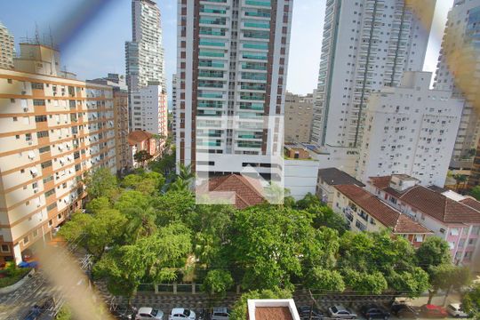 Vista da Varanda da Sala de apartamento para alugar com 2 quartos, 65m² em Pompéia, Santos