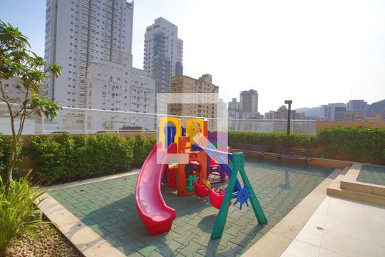 Área Comum - Playground de apartamento para alugar com 2 quartos, 65m² em Pompéia, Santos