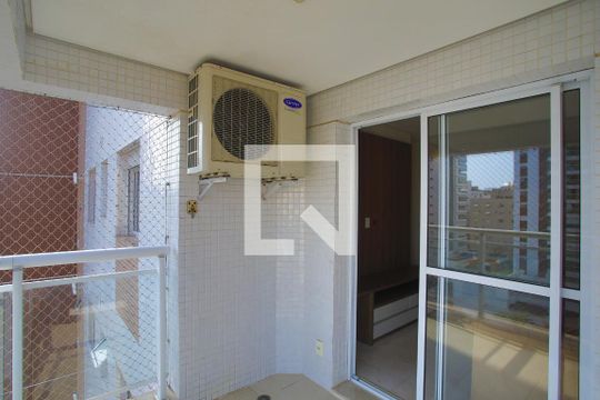 Varanda da Sala de apartamento para alugar com 2 quartos, 65m² em Pompéia, Santos