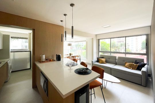 Sala de apartamento à venda com 2 quartos, 70m² em Jardim America, São Paulo