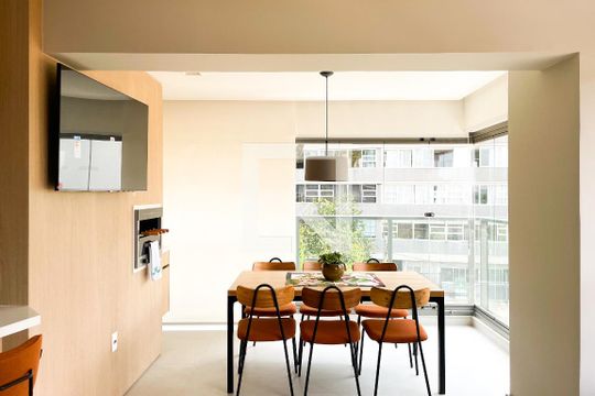 Sala  de apartamento à venda com 2 quartos, 70m² em Jardim America, São Paulo