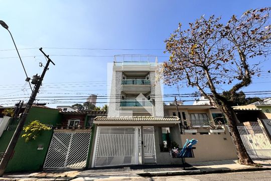 Fachada de apartamento à venda com 3 quartos, 90m² em Campestre, Santo André