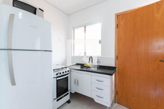 Cozinha de apartamento à venda com 1 quarto, 33m² em Cidade Antônio Estevão de Carvalho, São Paulo