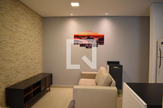 Sala de apartamento para alugar com 2 quartos, 50m² em Santa Quitéria, Curitiba