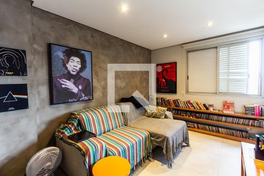 Sala de apartamento à venda com 1 quarto, 74m² em Vila Olímpia, São Paulo