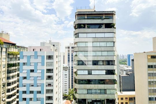 Quarto 1/ Vista de apartamento à venda com 2 quartos, 72m² em Jardim Paulista, São Paulo