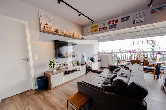 Sala de apartamento à venda com 2 quartos, 85m² em Cambuci, São Paulo