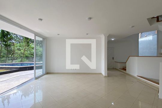 Sala de casa de condomínio à venda com 4 quartos, 414m² em Residencial Zero (tambore), Santana de Parnaíba