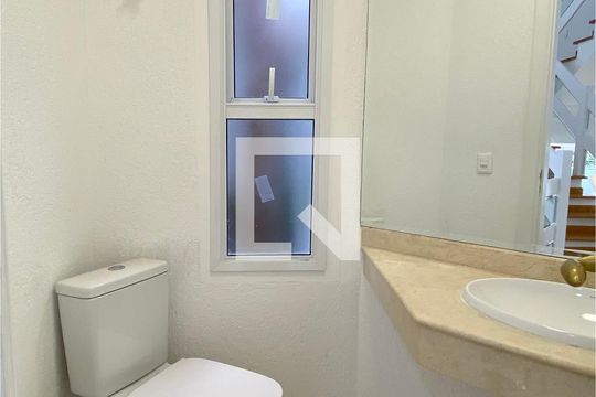 Lavabo de casa de condomínio à venda com 4 quartos, 414m² em Residencial Zero (tambore), Santana de Parnaíba