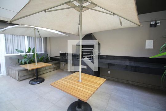 Área comum - Churrasqueira de apartamento para alugar com 1 quarto, 25m² em Sé, São Paulo